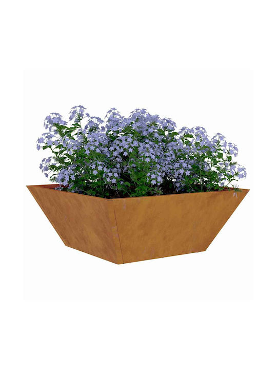Vidaxl Metal Planter Durable Steel 40 x 40 x 15 cm Other