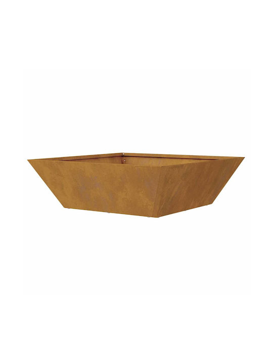 vidaXL Саксия Метал BEZ 50x50x15см.