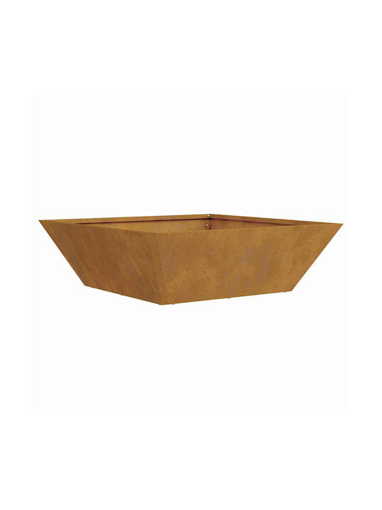 vidaXL Саксия Метал BEZ 50x50x15см.