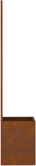 vidaXL Γλάστρα Μεταλλική Rusty 32x140εκ.
