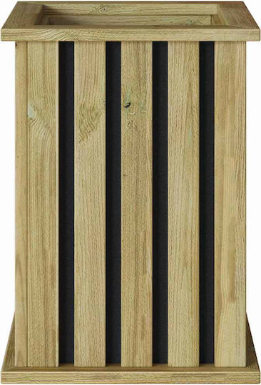 vidaXL Pot Wooden 33x33x45cm.