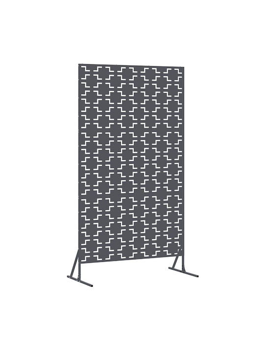 vidaXL Raumteiler Metall 100x180cm