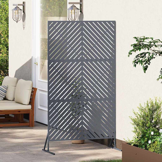 vidaXL Separator De Cameră Metalic 100x180cm