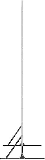 vidaXL Metal Room Divider with 1 Panel 100x180cm