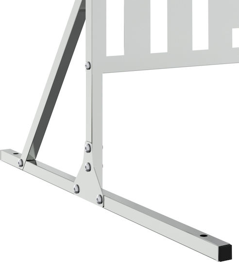 vidaXL Raumteiler Metall mit 1 Paneel 100x180cm