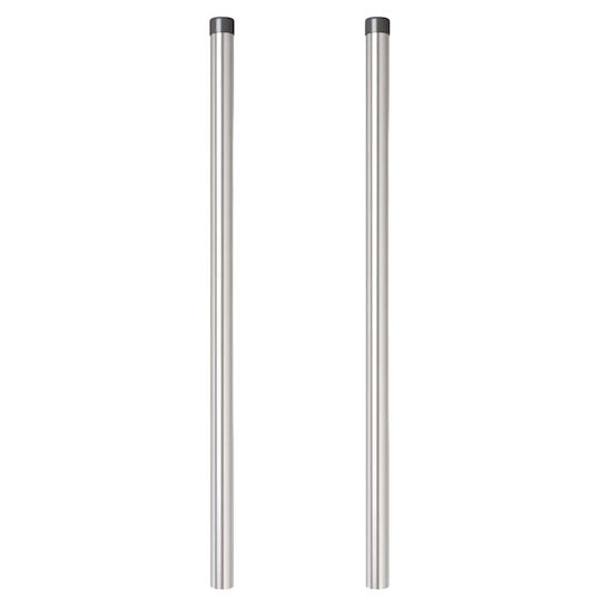 vidaXL Garden Fencing Material 2pcs Silver