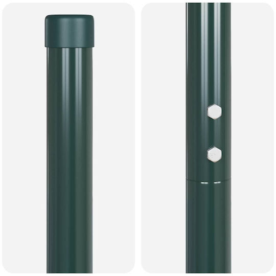 vidaXL Garden Fencing Material 2pcs Green