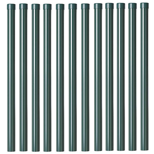 vidaXL Garden Fencing Material 12pcs Green