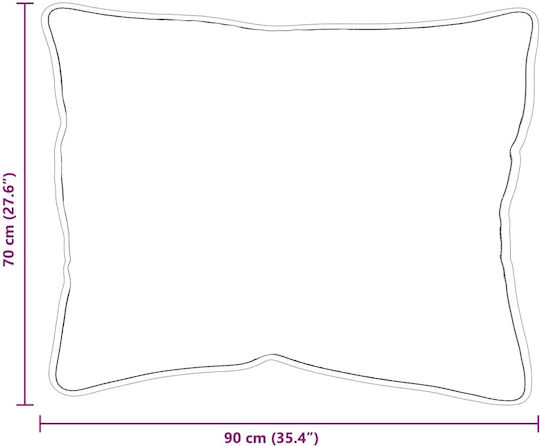 vidaXL Hotel Duvet Cover Polycotton 200x220cm 3pcs