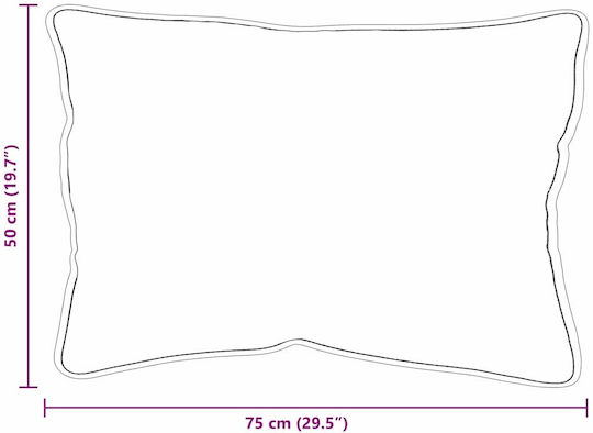 vidaXL Παπλωματοθήκη Hotel Polycotton 240x200cm 3buc