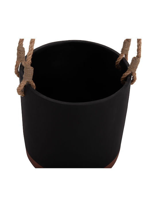 HomeMarkt Tryll Betongblumentopf Schwarz 31cm