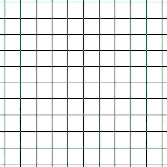 vidaXL Wire Fencing Galvanized Set Green 0.6x25m