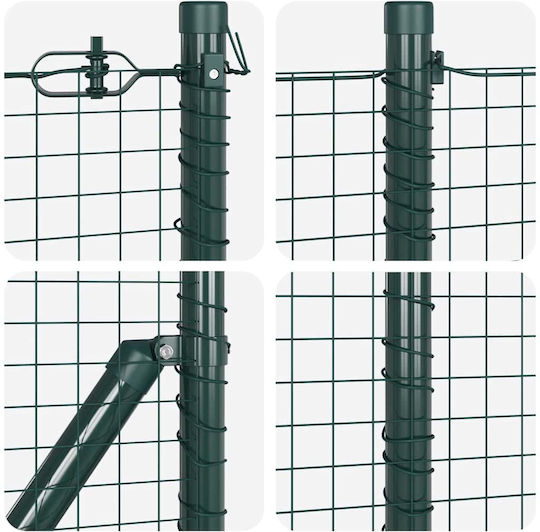 vidaXL Wire Fencing Green 0.5x50m