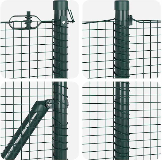 vidaXL Plasă de sârmă Module Verde 0.5x50m