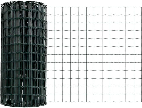 vidaXL Συρματόπλεγμα Γαλβανιζέ Πράσινο 0.6x25m