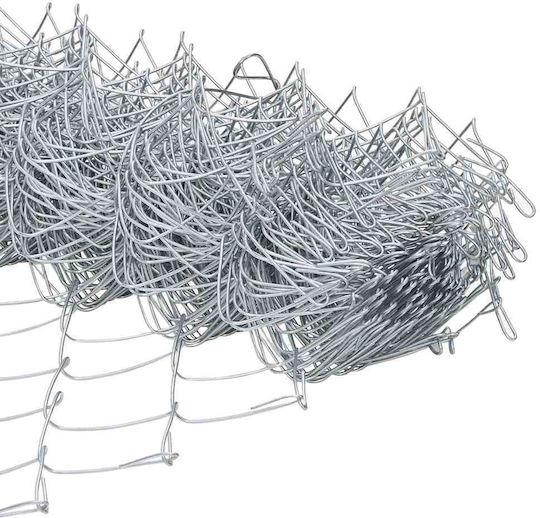 vidaXL Wire Fencing Galvanized Set Gray 1x10m