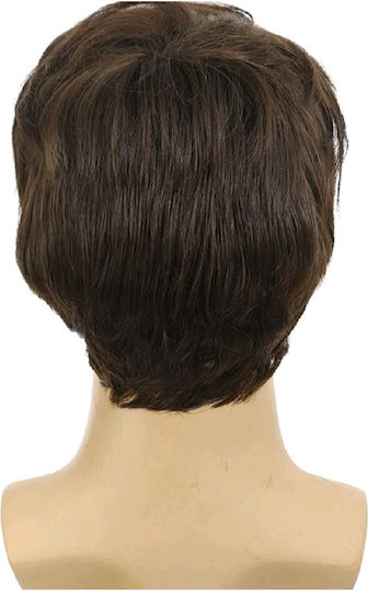 Men's Wig Synthetic High Quality Chestnut 8 Inches