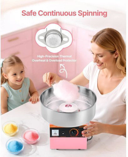 Vevor Commercial Cotton Candy Machine 1000W 38x3500cm