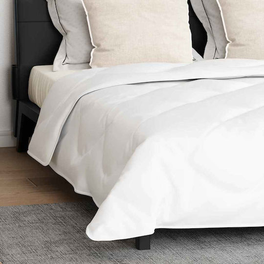 vidaXL King Size Hotel Blanket White 260x220cm 3pcs