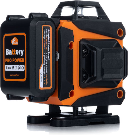 Rosfix Pro Self-leveling Linear Laser Level Green Beam 5V with Working Range 30m