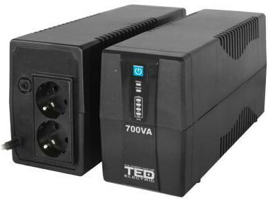 TED Electric TED003966 UPS Line-Interactive 700VA 400W