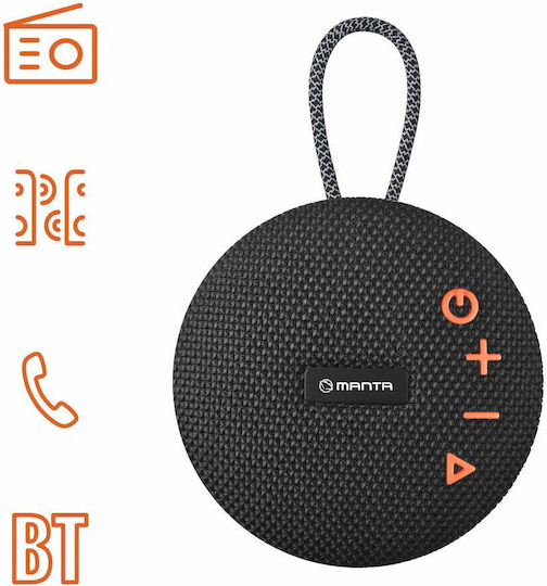 Manta SPK02GO Ηχείο Bluetooth 15W Μαύρο