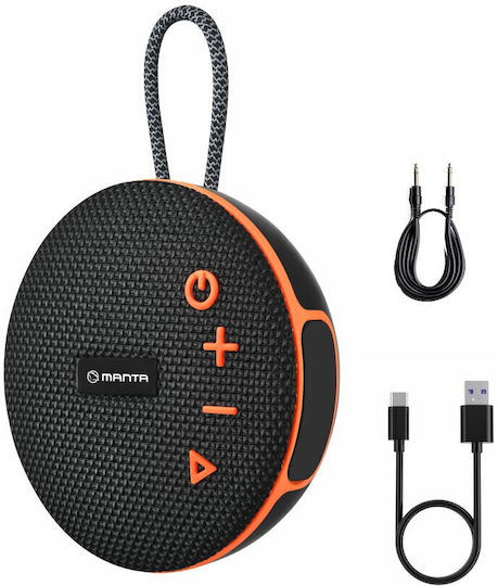 Manta SPK02GO Ηχείο Bluetooth 15W Μαύρο