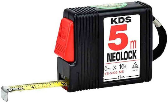 KDS Neolock Μετροταινία 16mm x 5m