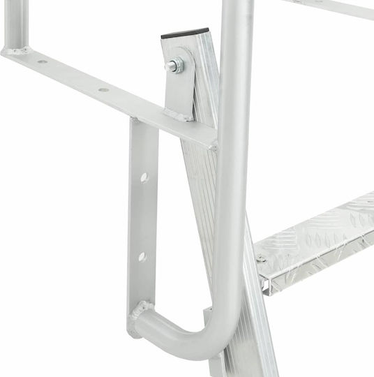 vidaXL 3 Steps Boat Ladder