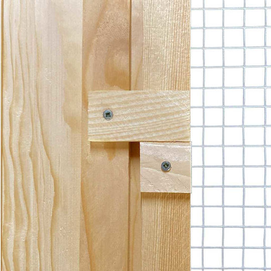 vidaXL Wooden Poultry Coop L1.5 x W0.89 x H0.6m