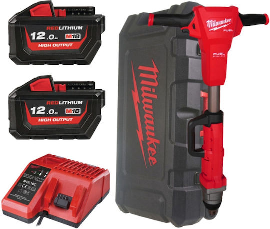 Milwaukee M18 Fuel 1″ Cheie Cu Impact Cu Baterie 18V 2x12Ah Cu Cheie De Impact 1"