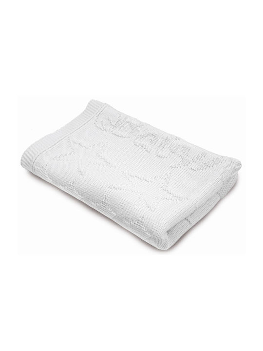 Matex Blanket Nursery Swaddling Blankets Knitted White 75x100cm