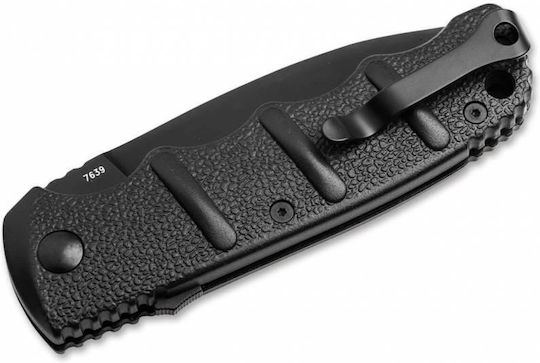 Boker Plus AKS-74 Spearpoint D2 Briceag Automat Negru în Toc