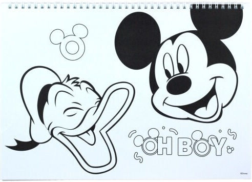 Gim A4 Zeichenblöcke Selbstklebende Mickey Cook 40 Stück 23x33cm