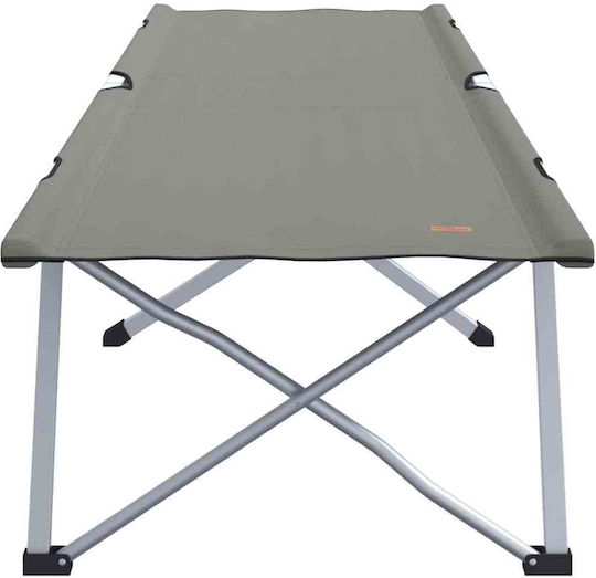 Klappbett Ohne Aluminium Matratze Einzeln Grau 194x62x42,5cm