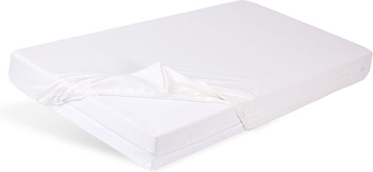 Matex с Ластик Бял 60x120см