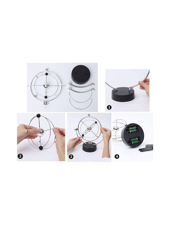 Magnetisches Bürodekor mit Darstellung des Sonnensystems in ewiger Bewegung