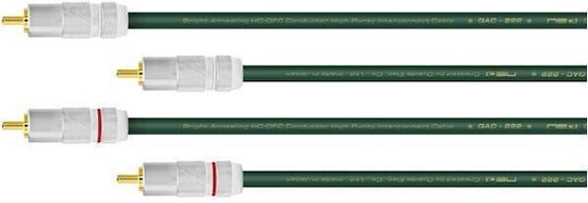 Oyaide QAC-222 Cable RCA male - RCA male 2m