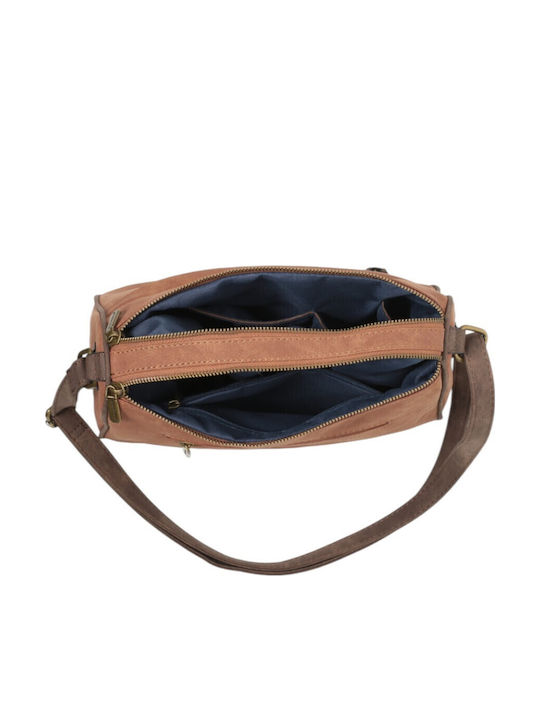 Crossbody Men's Shoulder Bag Brown