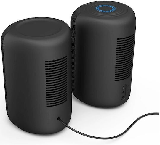 HAMA SoundRoller 2.0 Difuzoare de Calculator 2.0 cu Bluetooth în Negru Culoare