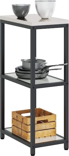 Bodenmontierter Küchenschrank Weiß 60x50x92cm