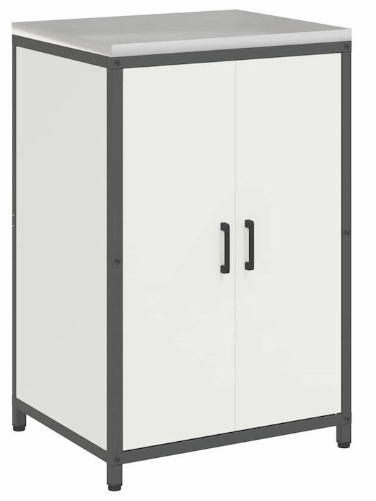 vidaXL Boden-Küchenschrank Weiß 180x50x92cm