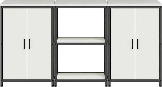 Dulap De Bucătărie Alb 180x50x92 cm