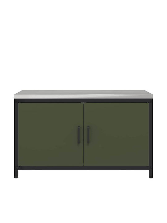 Vidaxl Кухненски Шкаф За Съхранение Маслиненозелен 60 X 50 X 92 См