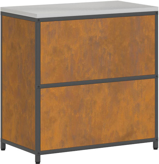 Vidaxl Ντουλάπα Αποθήκευσης Κουζίνας Ράφι Σκ Rusty 60 X 50 X 92 Εκ