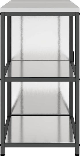 Dulap De Bucătărie De Pardoseală Alb 150x50x92cm