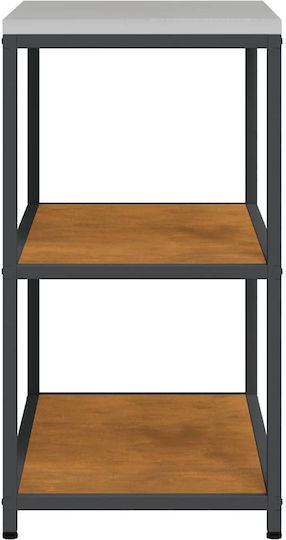 Vidaxl Ράφι Αποθήκευσης Κουζίνας Ράφι Σκ Rusty 60 X 50 X 92 Εκ