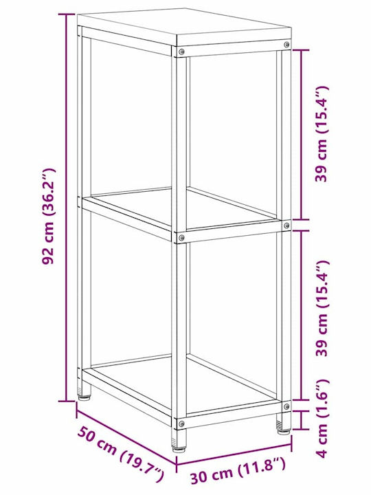 Vidaxl Ράφι Αποθήκευσης Κουζίνας Ελαιόχρωμο 60 X 50 X 92 Εκ Ατσάλι