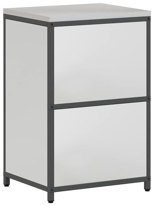 vidaXL Rack de bucătărie Argintie