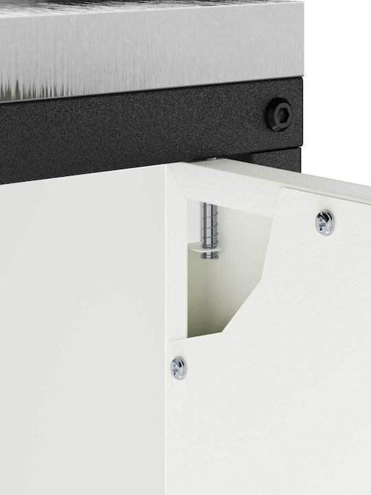 Floor Cabinet White 90x50x92cm